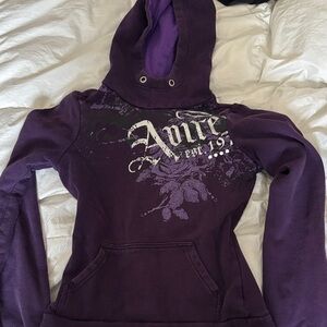 Avirex Deep Purple Hoodie Y2K